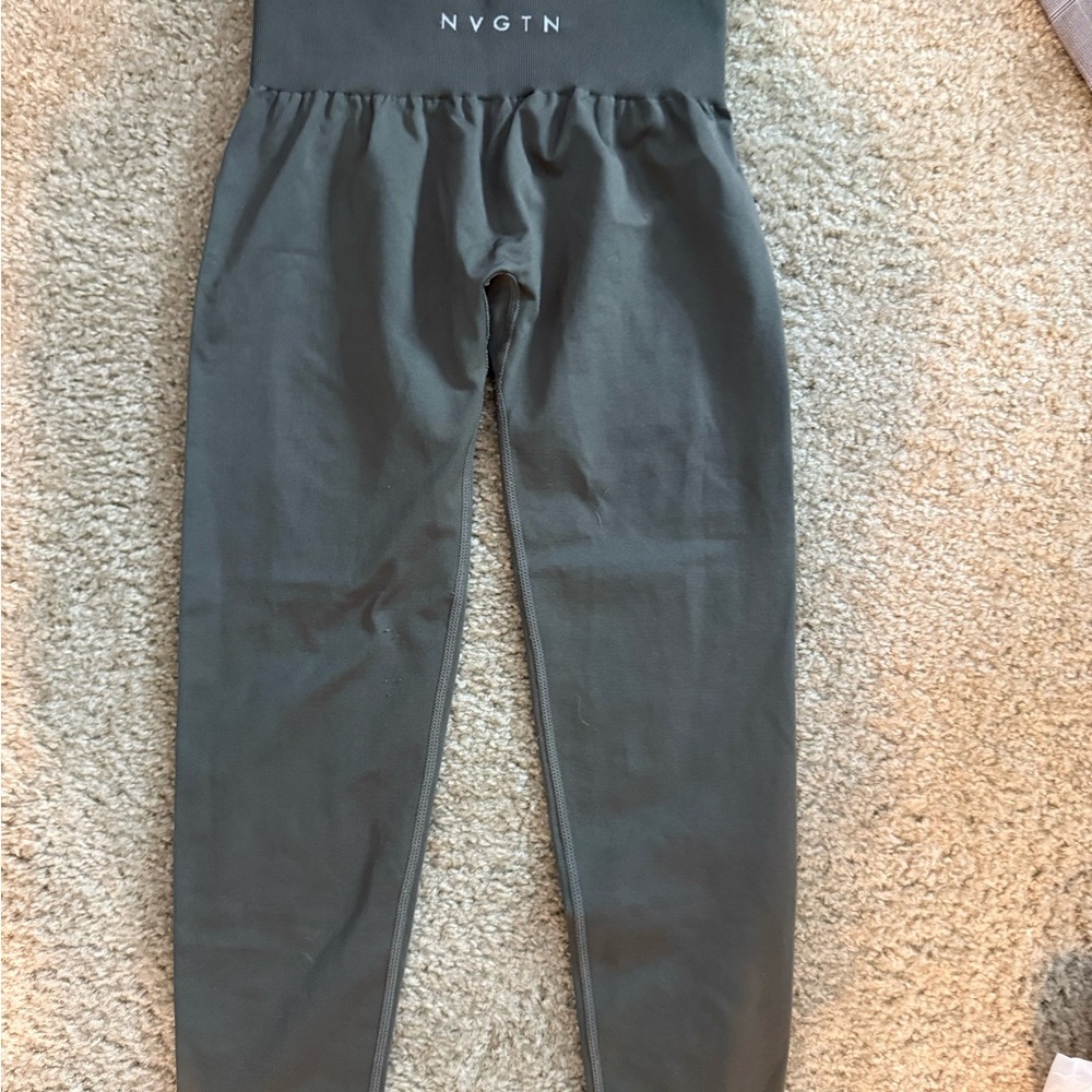 NVGTN Charcoal Gray High-Rise Leggings